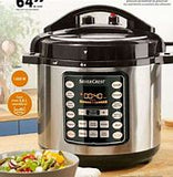Silvercrest Electric Pressure Cookers 6 Litres ,10 Functions