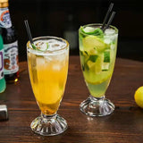 Milkshake & Cocktail Glass Set – 6PCS Premium Glass Cups