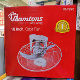 Ramtons 18" Orbit Fan – Powerful & Adjustable Air Circulation