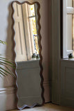 40×150cm Modern Wavy Full-Length Standing Mirror