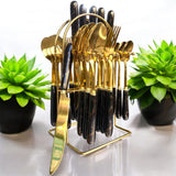 24PCS Stainless Steel Cutlery Set – Premium Dining Essentials