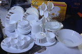 58PCS Ceramic Dinner Set – Complete Dining Collection