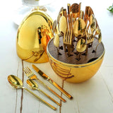 Gold Egg‑Shaped Knife – Stylish & Functional.