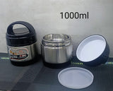1000ml Food Flask Hand Pan – Insulated Portable Food Container for Hot & Cold Meals