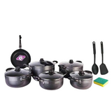 TC 14-Piece Heavy Non-Stick Sufuria Pot & Pan Set