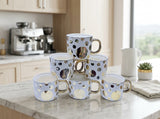 6PC SASSY MUG SET – STYLISH EVERYDAY COFFEE & TEA MUGS .