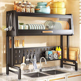 Mirror Over-the-Sink Dish Rack – Space-Saving & Practical.