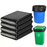 50PCS Large Black Garbage Bags – Heavy-Duty Waste Disposal Bags