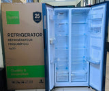 Syinix 460L Side-by-Side Refrigerator – 3 Star Rated with Water Dispenser