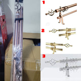 Double Curtain Rods – Durable & Stylish