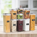 8-Piece Food & Cereal Pantry Storage Containers – Organized & Convenient.