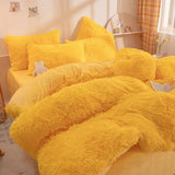 Luxury Fluffy Velvet Duvet Set – 6×7 | 6-Piece Bedding Set