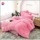 Luxury Fluffy Velvet Duvet Set – 6×7 | 6-Piece Bedding Set