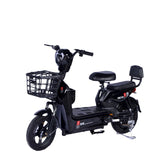 All-Black Utility Electric Scooter – Heavy-Duty 2-Seater