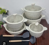 12-Piece Lucky Rain Heavy Granite Cookware Set – Durable Non-Stick Kitchen Set