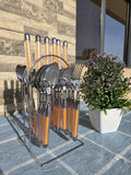 24-Piece Cutlery Set – 6 Forks, 6 Spoons, 6 Teaspoons & 6 Butter/Table Knives