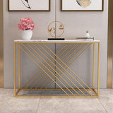 Gamma Console Table 0.9M – Modern Art Deco Elegance.