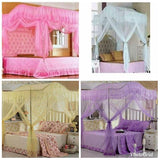 4-Stand Net Rail Mosquito Net – Protect & Decorate