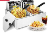 Ecco Double Deep Fryer – Commercial Dual Basket Fryer