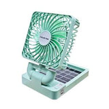 SUNAFRICA SA-7873 Rechargeable Solar Mini Fan – Portable USB & Solar Powered Fan