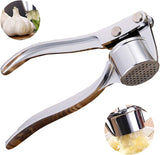 Stainless Steel Garlic Crusher – Kitchen Handheld Press