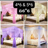 4-Stand Net Rail Mosquito Net – Protect & Decorate