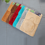 3-in-1 Fluffy Toilet Mat Set – Soft & Absorbent.