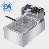 Electromate Single Deep Fryer – Commercial Electric Fryer