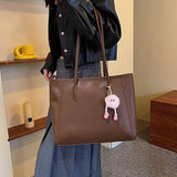 Brown Quality Leather Tote Bag – Elegant, Spacious & Stylish