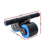 Fitness Ab Roller Coaster Wheel – Double-Wheeled Core Trainer.
