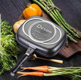 Dessini Double Grill Pan – 40cm Original Die-Cast