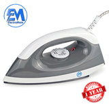 Electromate IB01G Iron Box – Grey Plastic Coated Clothes Iron