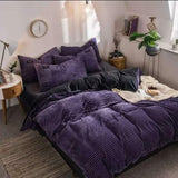 Weaver Brand Luxury Velvet Duvet Bedding Set – 6×7