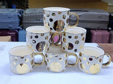 6PC SASSY MUG SET – STYLISH EVERYDAY COFFEE & TEA MUGS .
