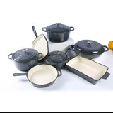 Enamel Cast Iron Cooking Pot – Multi-Purpose Kitchen Casserole