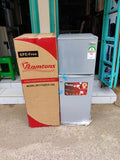 Ramtons 128L Double Door Refrigerator – RF173 Silver