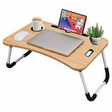 Folding Breakfast/Study Table – Laptop Desk for Bed & Work