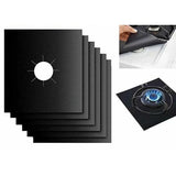 4-in-1 Gas Cooker Protective Liners – Reusable Stove Top Cover Mats 4pcs, 27×27cm