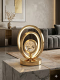 Luxury Round Decorative Table Lamp – Creative Night Light for Bedroom, Living Room & Study
