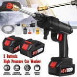 2‑Battery Car Washing Gun – Portable High‑Pressure Cleaner.