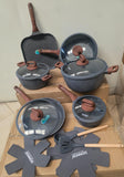 New In – 15pcs DONNOR RELLY Cookware Set (Germany Technology)