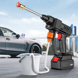 2‑Battery Car Washing Gun – Portable High‑Pressure Cleaner.