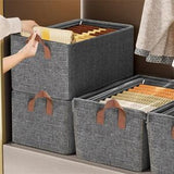 9-Grid Storage Drawer Divider – Large Foldable Organizer (43×23×22 cm)