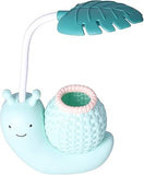 Cartoon Snail LED Kids Reading Lamp – USB Rechargeable Night Light