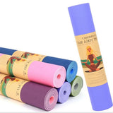 Monochrome Non Slip Yoga Mat.