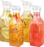 1.5L Juice Carafe with Airtight Lid – Fridge Drink Pitcher.