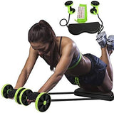 Revoflex Xtreme Resistance Ab Roller – Home Core & Full Body Workout Equipment