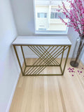 Gamma Console Table 0.9M – Modern Art Deco Elegance.