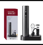Electric Wine Opener Set – Complete Wine Accessory Kit.
