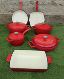 Cast Iron Enamel Cooking Pot – Multi-Purpose Kitchen Casserole